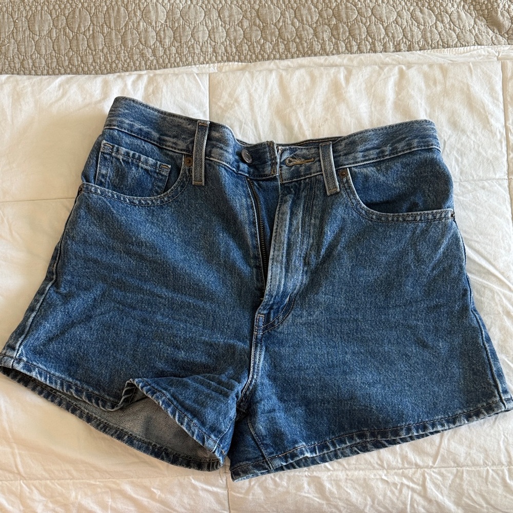 Levi's Blue Denim Jean Shorts